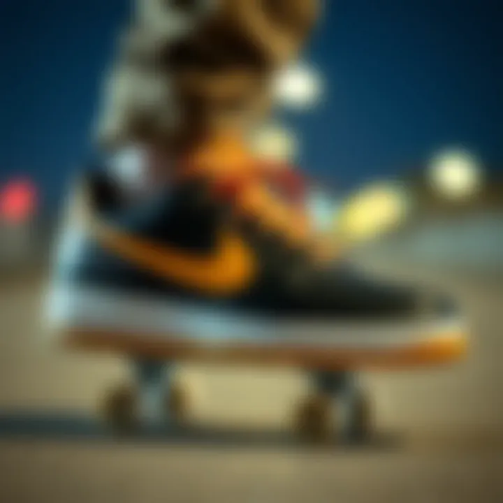 Nike skate shoes showcasing design innovation