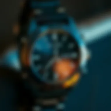 Technical Features of Nixon Heat Watch Detailed view of the technical features of the Nixon Heat Watch, highlighting its durability.