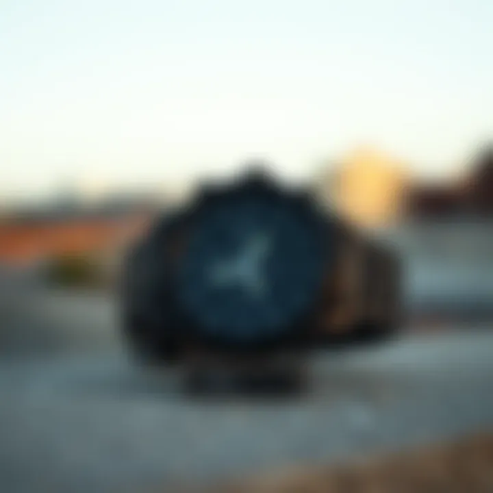 Nixon Sentry Chrono Black Stylish Display Nixon Sentry Chrono Black displayed on a stylish surface