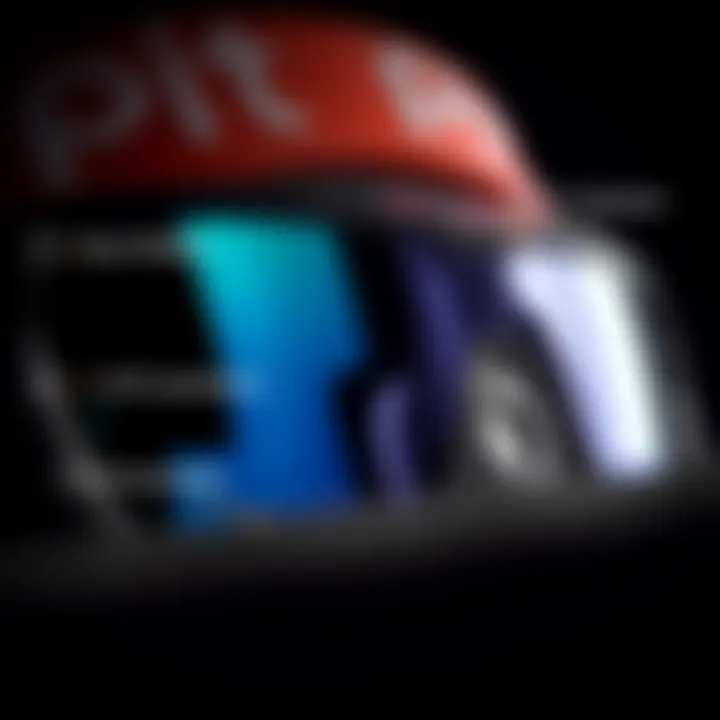 Close-up of Pit Viper sunglasses highlighting UV protection features