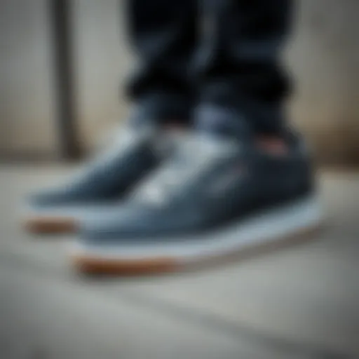 Sleek design of the Reebok Club C 85 Black showcasing its minimalist aesthetic.