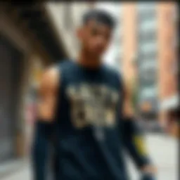 Stylish Salty Crew tank top featured in an urban skate setting