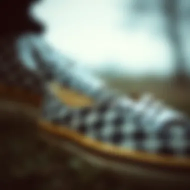 Unique Design Elements of Simpson Vans A close-up of Simpson Vans showcasing their unique design and texture.