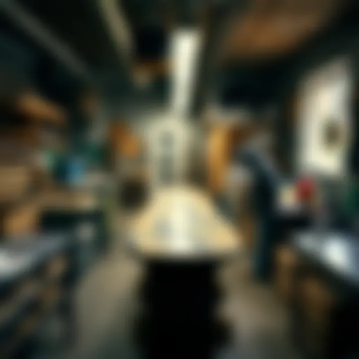 Artisan Skate Deck Production An artisan workshop specializing in custom skate deck production