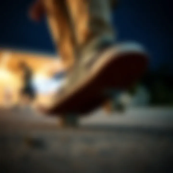 Skater performing a trick in Vans Sherpa Shoes