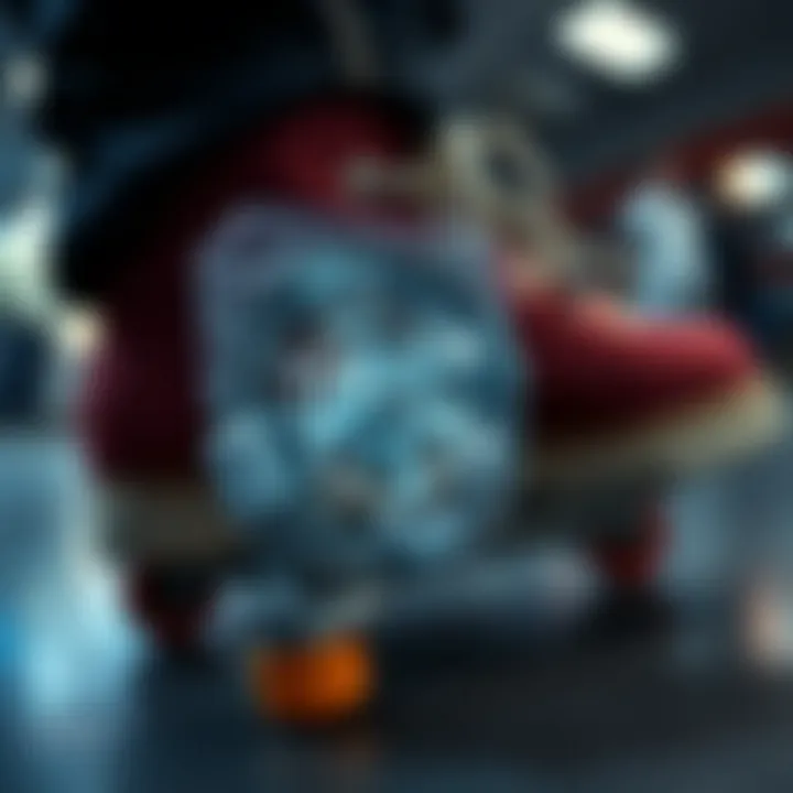 Engineering Excellence in Skate Mechanisms Technical schematic of skate mechanism in shoes