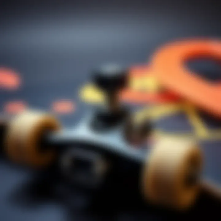 Component Comparison Comparison of tensor skateboard components with traditional skateboard parts