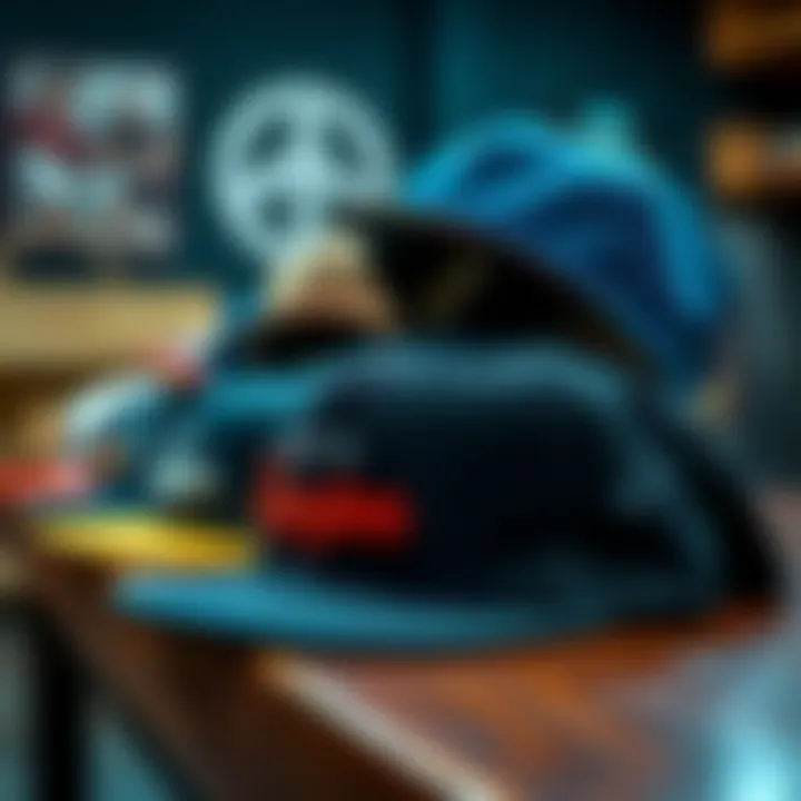 Choosing the Perfect Snapback Together A collection of stylish snapbacks displayed on a table