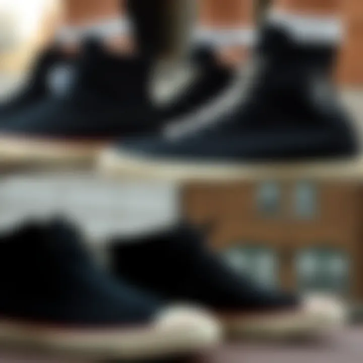 Historical Evolution of Black High Top Chucks Historical collage of black high top Chucks in different eras