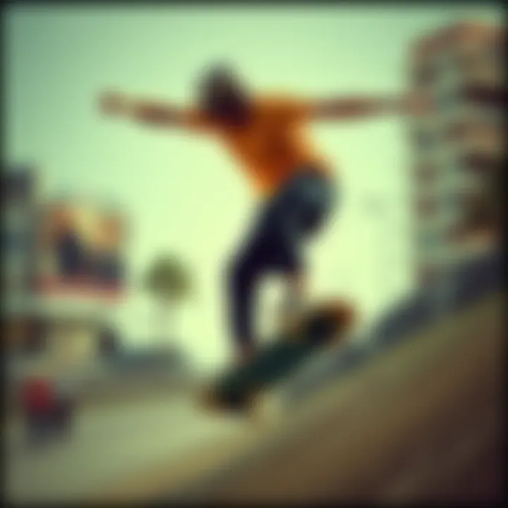 Career Milestones of Mike Vallely A collage of Mike Vallely's skateboarding career milestones