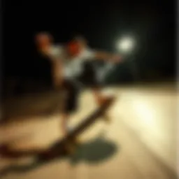 Mike Vallely performing a signature trick on a skateboard