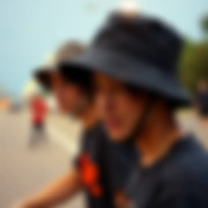 Evolution of Bucket Hats in Skate Culture A vintage photo showcasing the evolution of bucket hats in skate culture