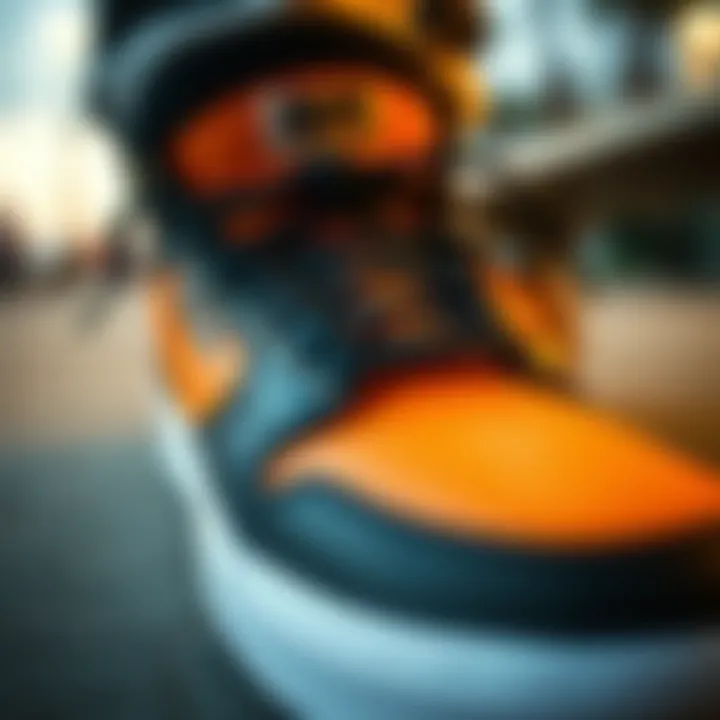 Dope Man Shoes Design Close-up of dope man shoes highlighting design and grip