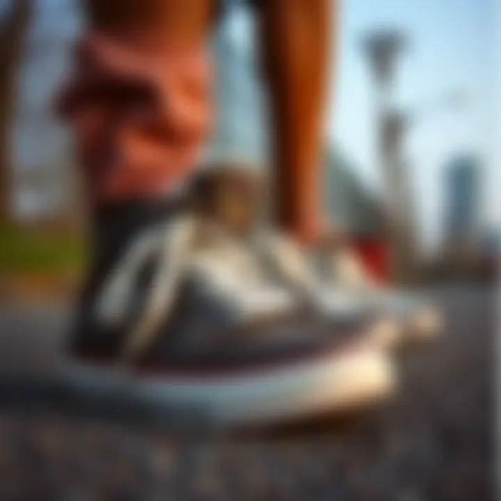 Historical Footwear Evolution Historical evolution of running footwear with high-tops