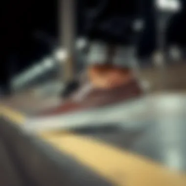 Creative Outfit Pairings with Brown Leather Vans Slip-Ons A creative outfit pairing featuring brown leather Vans slip-ons