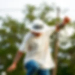 Stylish skateboarder wearing a white Goorin Bros hat while performing a trick