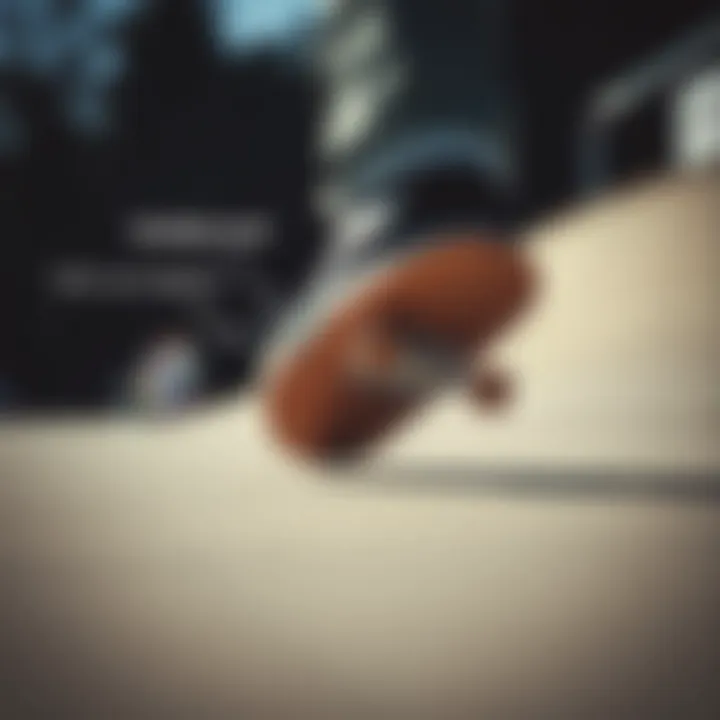 Diagram illustrating the function of the foxing slip in skateboarding.