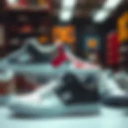 Stylish DC Shoes on display showcasing various models