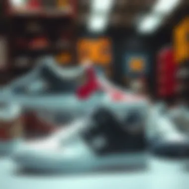 Diverse Models of DC Shoes Stylish DC Shoes on display showcasing various models