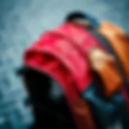 High-quality materials used in backpack construction