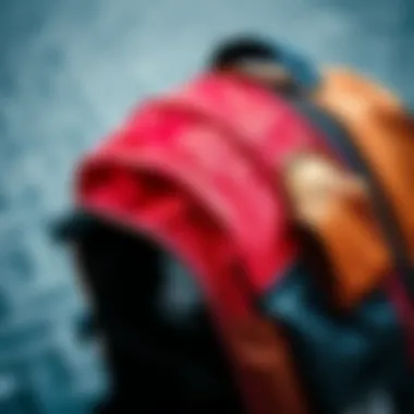 High-quality materials used in backpack construction