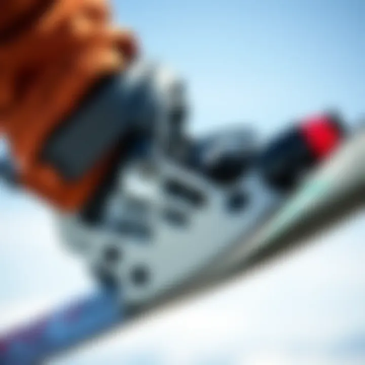 Intricate Design of Union Rosa Bindings Close-up of Union Rosa Binding Mechanism