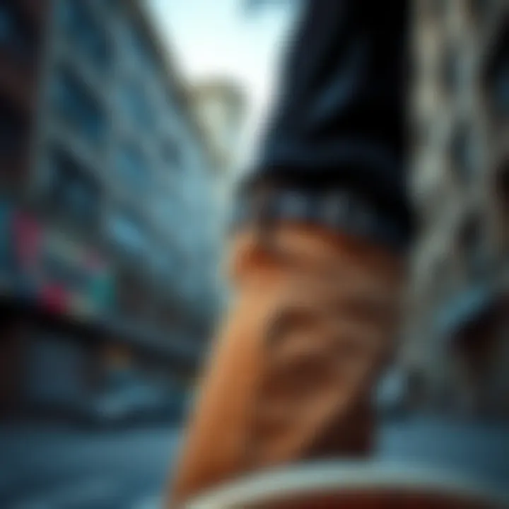 Vans Web Belts in Urban Skate Culture Skater wearing Vans web belt in an urban setting