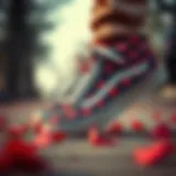 Heartfelt Vans: A Stylish Expression Vans sneakers adorned with heart motifs