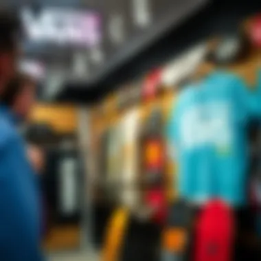 Diverse Offerings Inside Vans Escondido Inside the Vans Escondido store featuring a variety of skateboards and apparel.