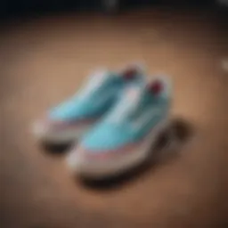 Vans Golf Wang skate shoes showcasing unique patterns