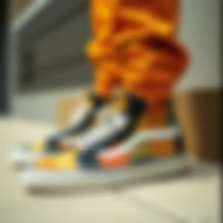 Stylish Outfit Pairing with Vans Patchwork High Tops Stylish outfit pairing with Vans patchwork high tops