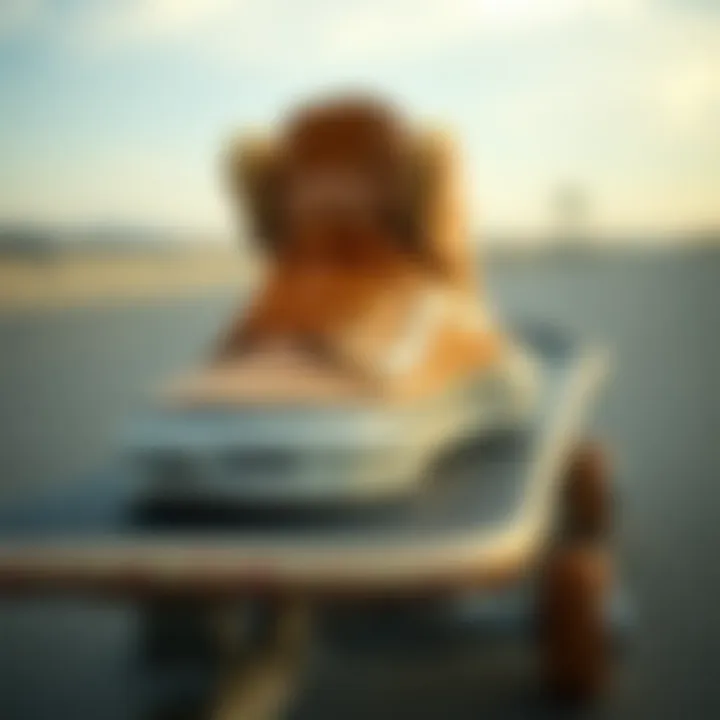 Vans Sherpa Shoes on a skateboarding deck