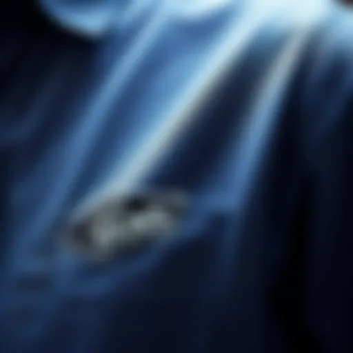 Detailed view of Vans short sleeve shirt fabric texture