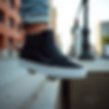 Vans Sk8 Hi MTE in Urban Fashion Vans Sk8 Hi MTE worn in a casual urban setting.