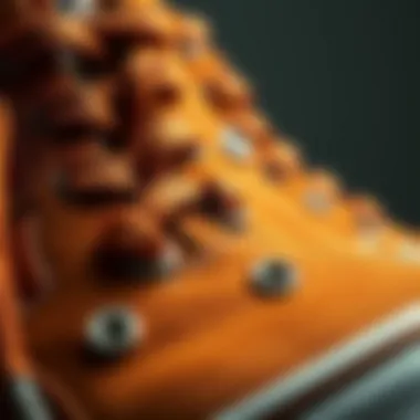 Textural Details of Vans Sk8 Hi MTE Tan Close-up of Vans Sk8 Hi MTE Tan materials and textures