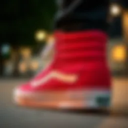 Vans SK8-Hi PopCush showcasing its innovative design elements