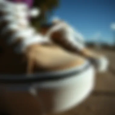 PopCush Technology in Vans SK8-Hi Close-up of the PopCush technology in Vans SK8-Hi