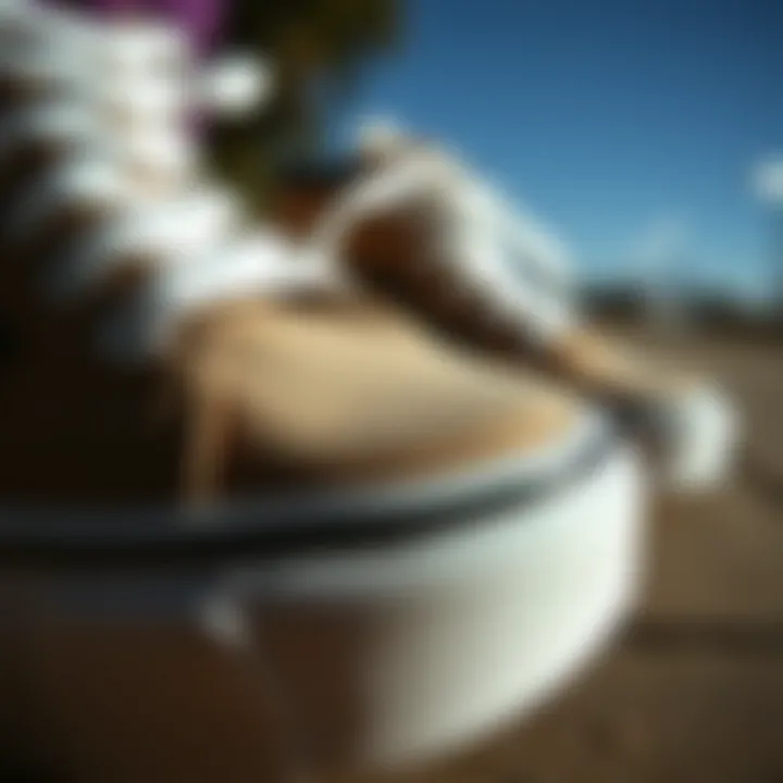 PopCush Technology in Vans SK8-Hi Close-up of the PopCush technology in Vans SK8-Hi