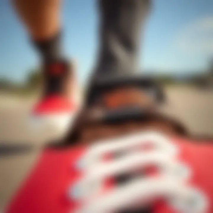 Durable Materials in Vans Web Belts Close-up of Vans web belt material highlighting durability