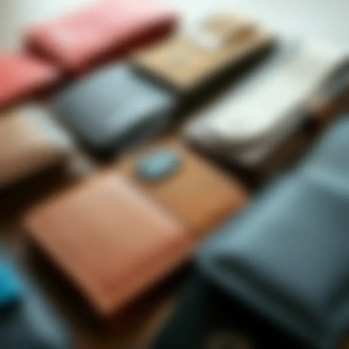 Diverse Designs of Skater Wallets A variety of skater wallets showcasing different designs and features.