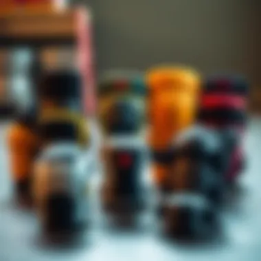 Diverse Options in Women's Knee Pads An assortment of popular knee pad brands for women, displaying various styles and colors to choose from.