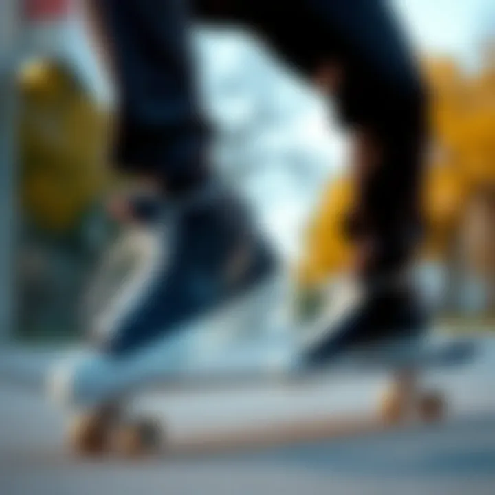 Performance Features in Action Performance attributes of the Youth Blazer Mid 77 during skating