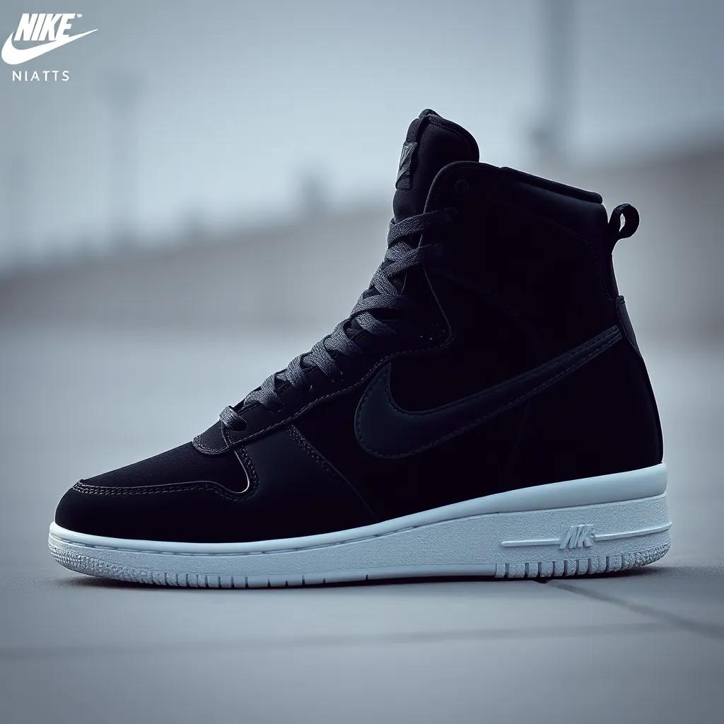 Black Overlayed Hightop Black S40 main image 1